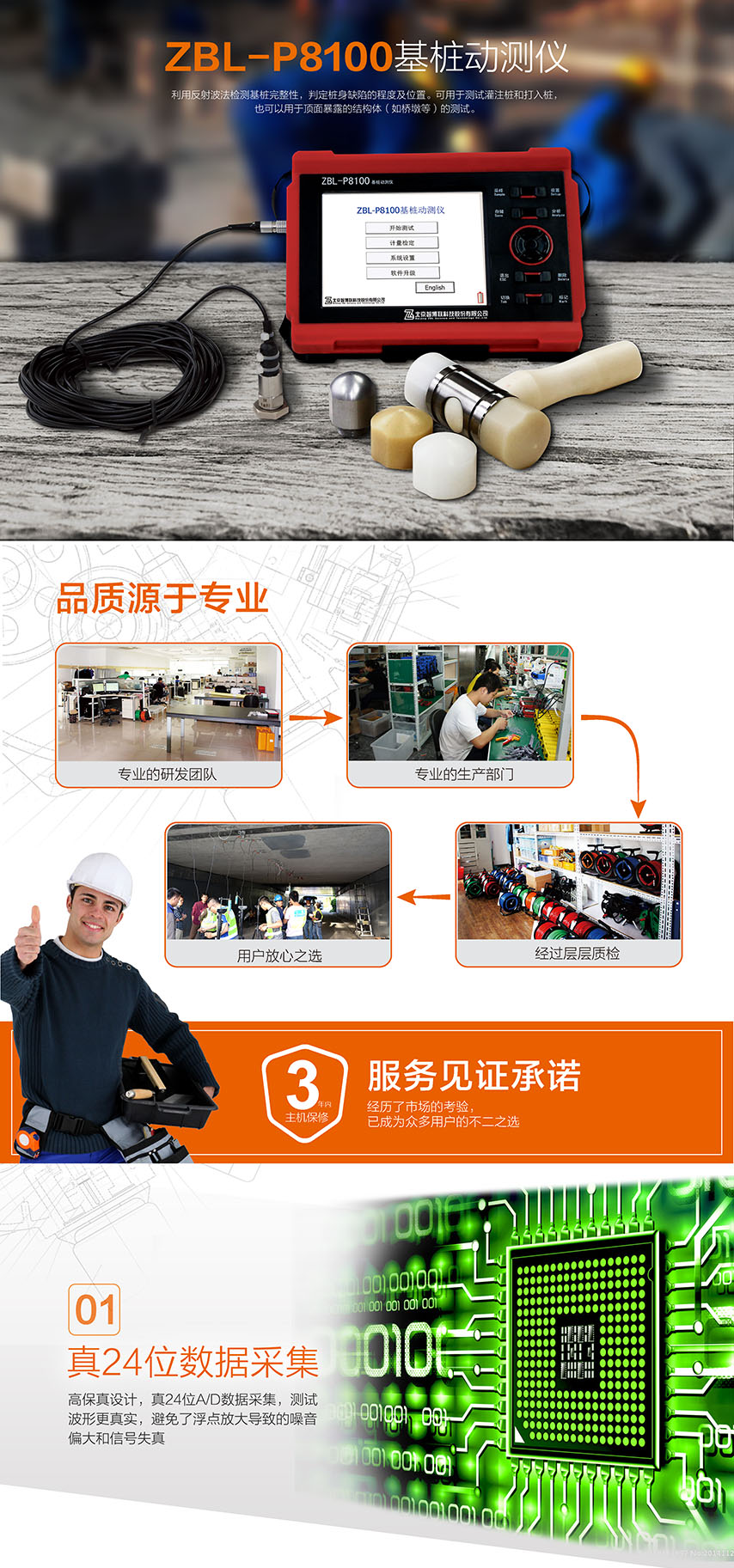 北京智博聯ZBL-P8100基樁動測儀1 北京智博聯ZBL-P8100基樁動測儀1