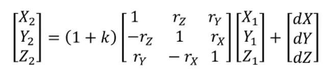 旋轉、縮放、平移公式